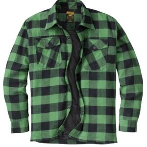Scorpian Covert Moto Flannel Black And Green